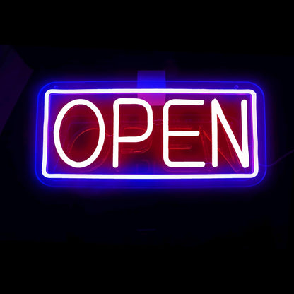 Open Neon Sign LED Light Up Sign USB Powered Switch for Shop Bar Club Store Restaurant Cafe Wall Decoration Gifts